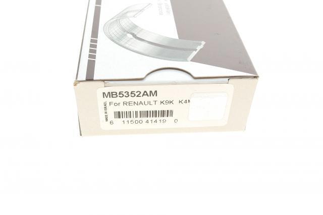 Folhas inseridas principais de cambota, kit, padrão (STD) MB5352AM King