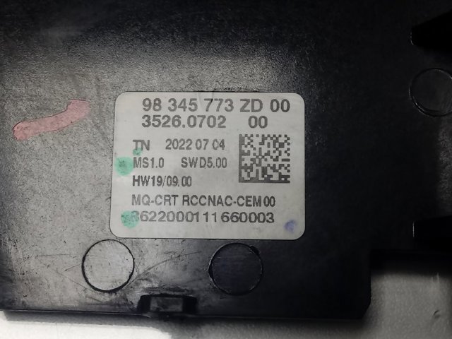 Mostrador multifuncional Peugeot/Citroen 98345773ZD preço, a partir de 328,60 USD