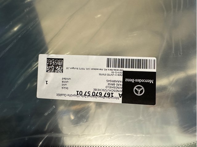 A1676705701 Mercedes Pára-brisas