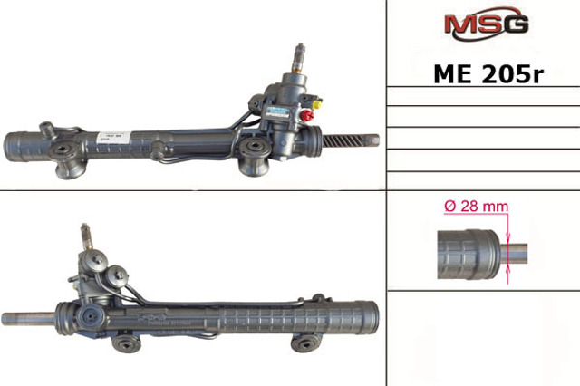 ME205R MSG Rebuilding Cremalheira da direção