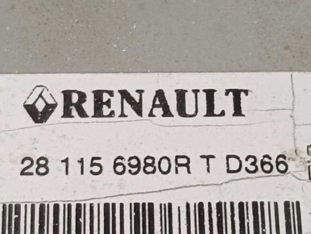 Aparelhagem de som (rádio AM/FM) Renault (RVI) 281156980R