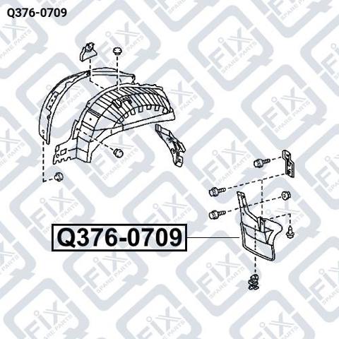 Protetores de lama dianteiros + traseiros, kit para Toyota Land Cruiser 100 J10