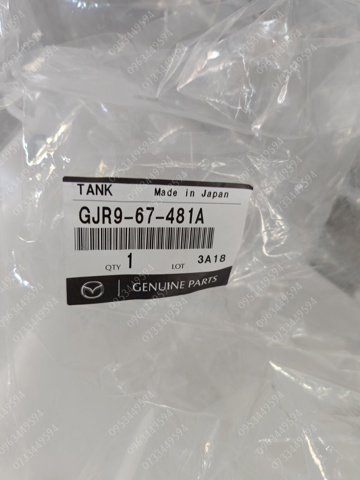 Tanque de fluido para lavador de vidro GJR967481A Mazda