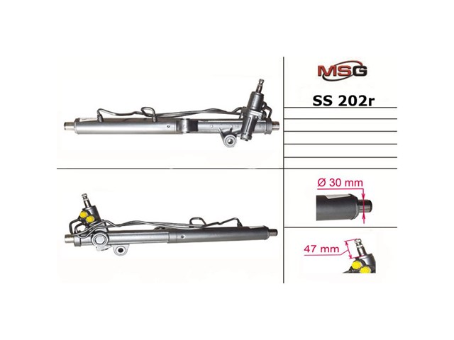Cremalheira da direção SS202R MSG Rebuilding
