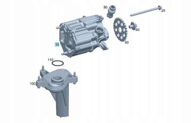 Bomba de óleo Mercedes A6541802501 preço, a partir de 93,27 USD