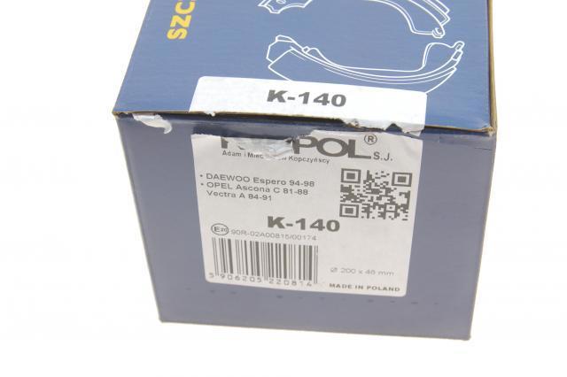Compre K140 Kampol Sapatas do freio traseiras de tambor