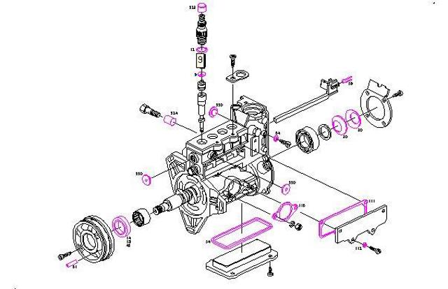Kit de reparação da Bomba de Combustível de Pressão Alta Bosch 1417010011 preço, a partir de 56,75 USD