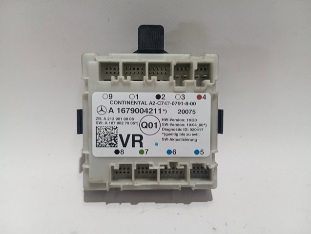 A1679004211 Mercedes Módulo de conforto da porta dianteira