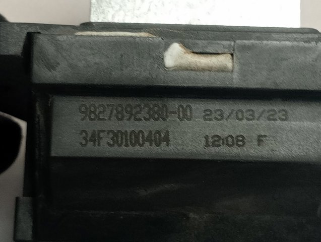 9827892380 Peugeot/Citroen Regulador de revoluções de ventilador de esfriamento (unidade de controlo)