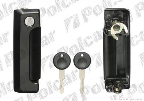 9566Z47 Polcar Maçaneta dianteira direita da porta externa