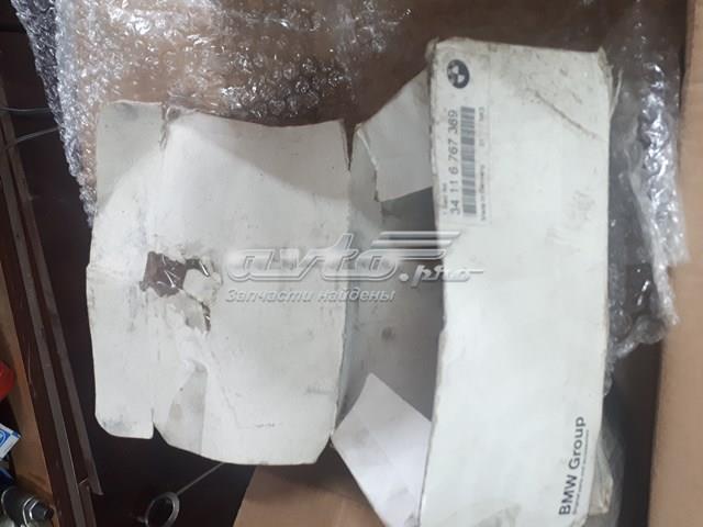 34116767389 BMW Sapatas do freio dianteiras de disco