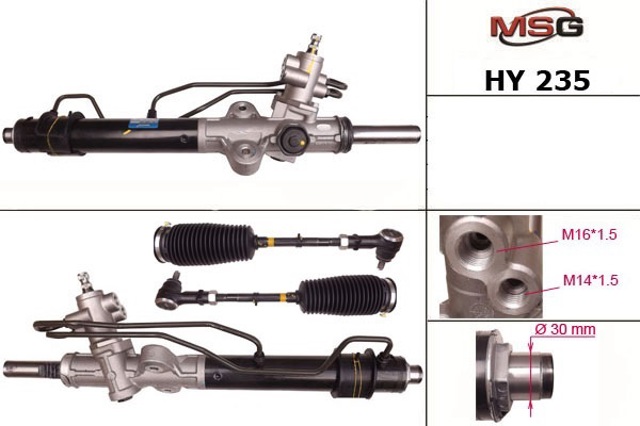 Cremalheira da direção para Hyundai H100  