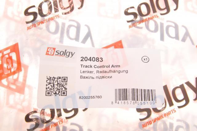 Braço oscilante inferior esquerdo de suspensão dianteira Solgy 204083
