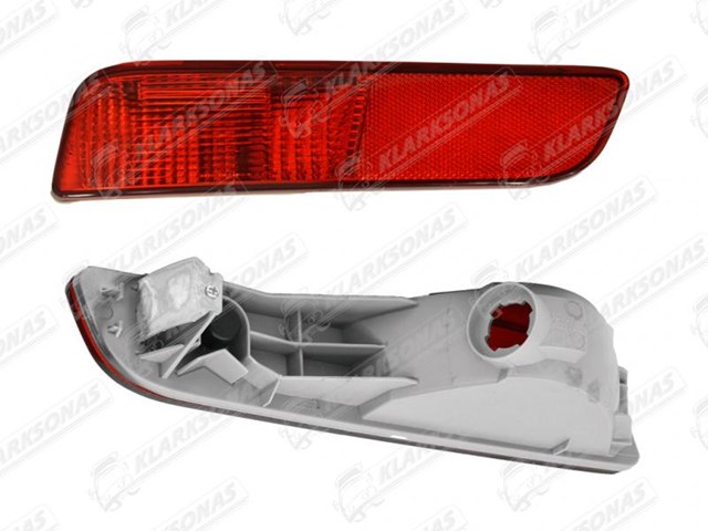 8337A111 Mitsubishi Retrorrefletor (refletor) do pára-choque traseiro esquerdo