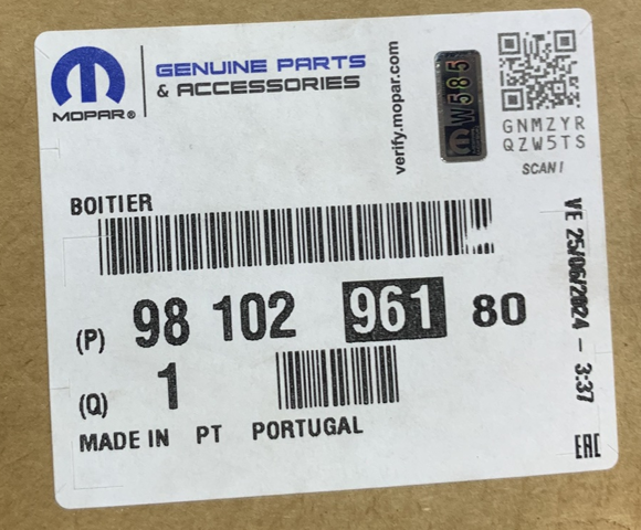 Compre 9810296180 Peugeot/Citroen 