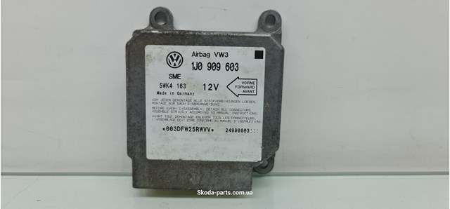 Módulo processador de controlo da bolsa de ar (Centralina eletrônica AIRBAG) 1J0909603 VAG