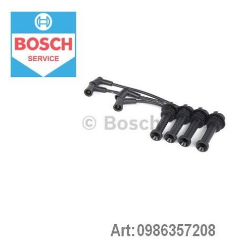 Fios de alta voltagem, kit Bosch 986357208