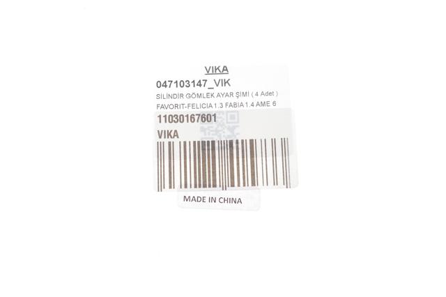 Vedante anular para a camisa de motor Vika 047103147 preço, a partir de 1,41 USD