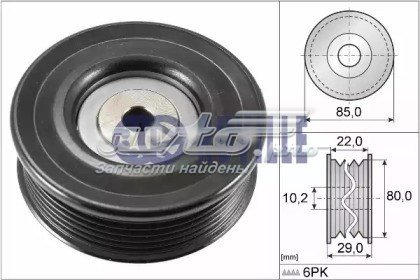 Rolo parasita da correia de transmissão PU108032RR1XY1 Koyo