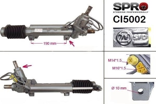 Cremalheira da direção MSG Rebuilding CI202R preço, a partir de 261,27 USD