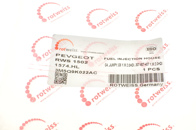 Tubo de combustível, inverso desde os injetores RWS1502 Rotweiss
