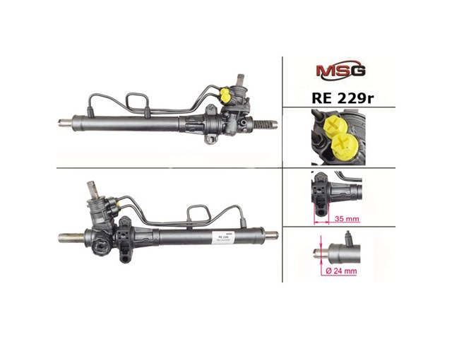 Cremalheira da direção MSG Rebuilding RE229R