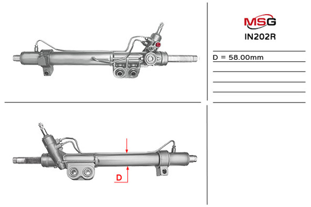 Compre IN202R MSG Rebuilding Cremalheira da direção