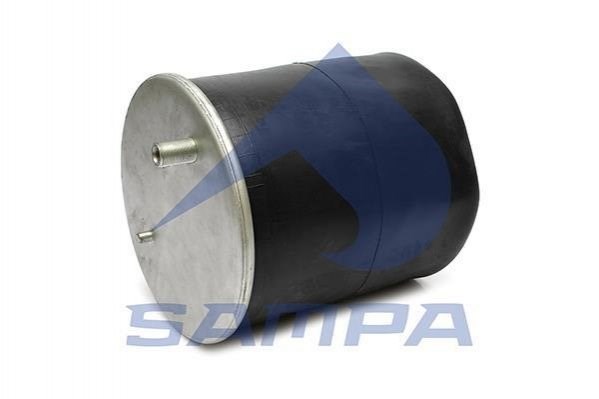 Coxim pneumático (suspensão de lâminas pneumática) do eixo traseiro SP55491201 Sampa Otomotiv‏