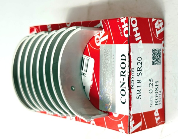 R098H025 Taiho Folhas inseridas de cambota de biela, kit, 1ª reparação ( + 0,25)