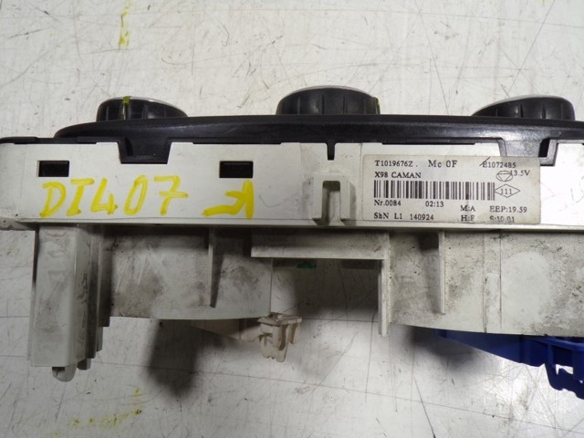 Unidade de controlo dos modos de aquecimento/condicionamento para Renault Clio IV BH