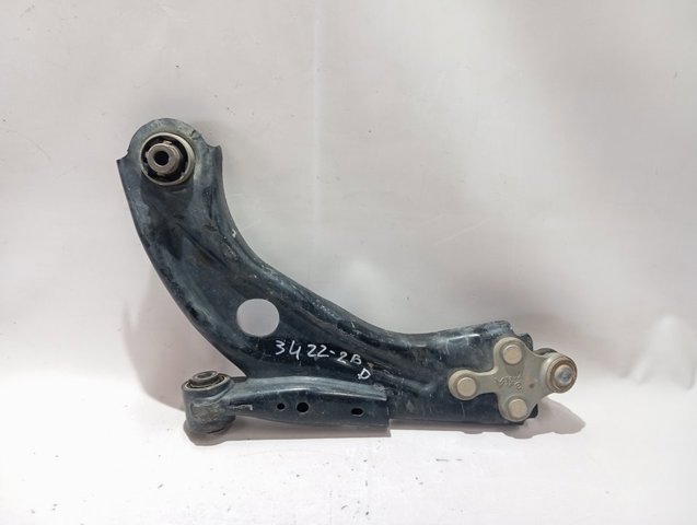 Braço oscilante inferior direito de suspensão dianteira 9846329080 Peugeot/Citroen