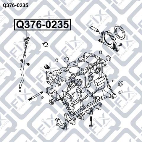 Sonda (indicador) do nível de óleo no motor Q-fix Q3760235