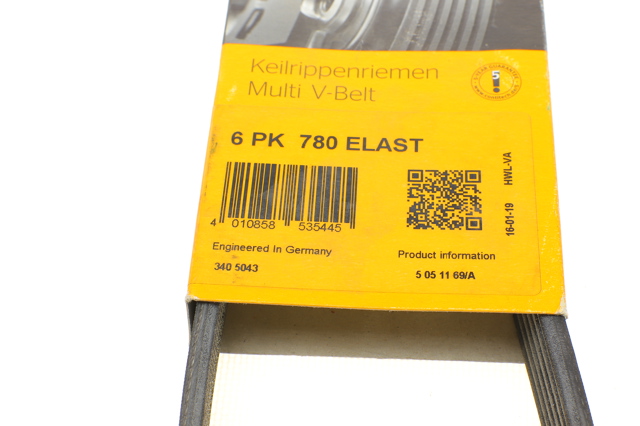 Correia dos conjuntos de transmissão Continental/Siemens 6PK780ELAST preço, a partir de 12,49 USD