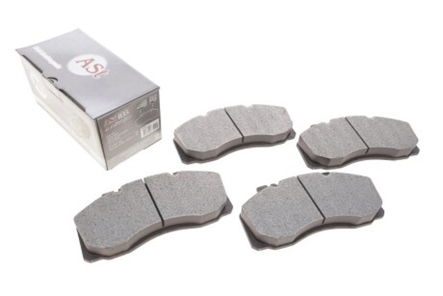 Sapatas do freio traseiras de disco AST AST835