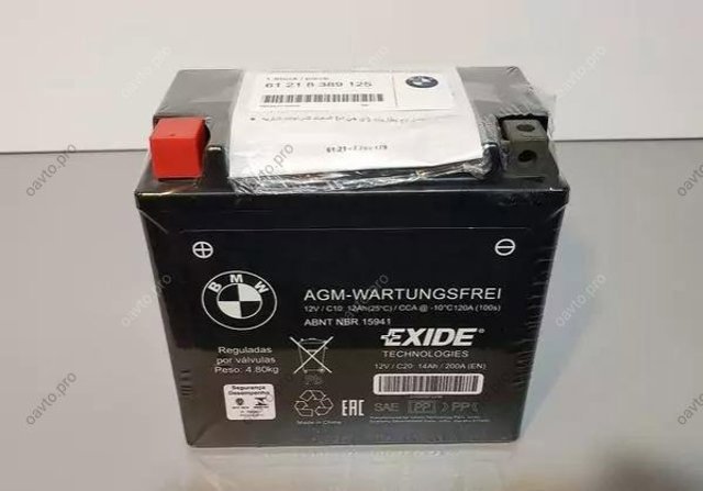 61218389125 BMW Bateria recarregável (PILHA)