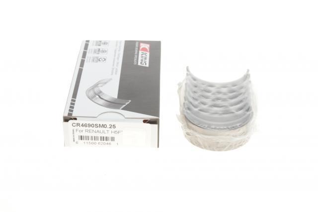 CR4690SM025 King Folhas inseridas de cambota de biela, kit, 1ª reparação ( + 0,25)