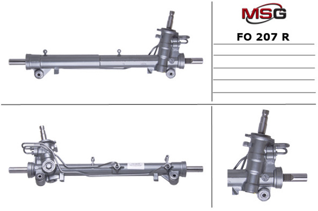 Cremalheira da direção FO207R MSG Rebuilding