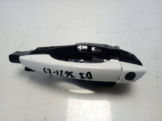 9802977380 Opel Suporte de maçaneta externa da porta traseira esquerda