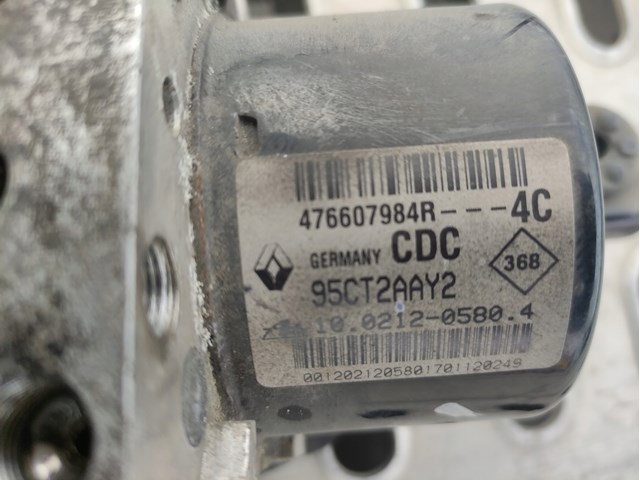 476607984R Renault (RVI) Unidade hidráulico de controlo ABS