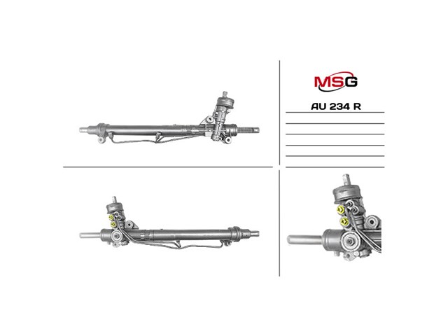 Cremalheira da direção AU234R MSG Rebuilding