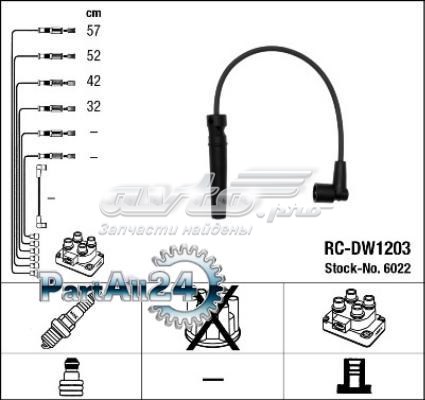 Fios de alta voltagem, kit RCDW1203 NGK