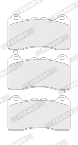 Sapatas do freio dianteiras de disco LJ9Z2001C Ford