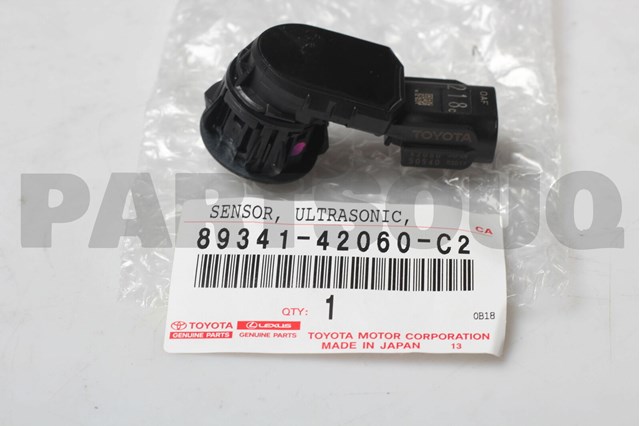 8934142060C2 Toyota Sensor dianteiro lateral de sinalização de estacionamento (sensor de estacionamento)