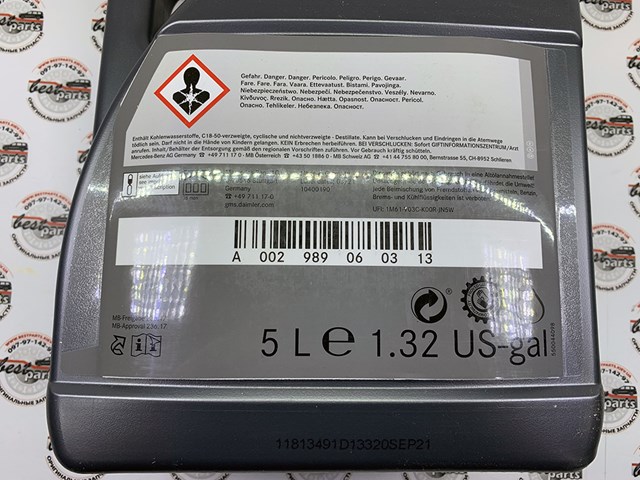 Óleo de transmissão Mercedes A002989060313 preço, a partir de 35,34 USD