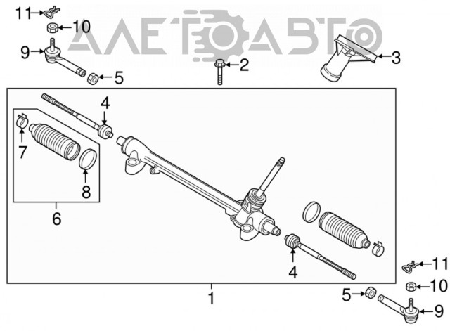 Ponta externa da barra de direção Mazda K12332280 preço, a partir de 27,60 USD