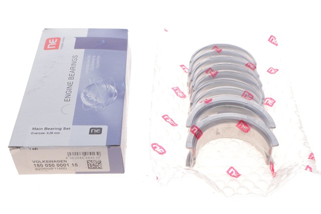 Compre 180050000115 NE/NPR Folhas inseridas principais de cambota, kit, 1ª reparação ( + 0,25)