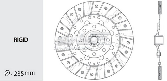 Disco de embraiagem Hyundai Sonata VII LF
