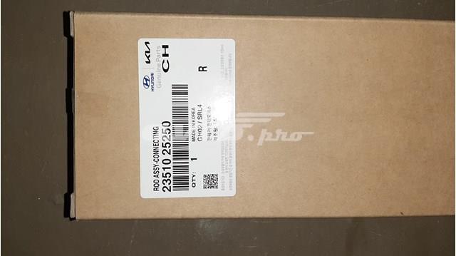 Biela de pistão de motor Hyundai/Kia 2351025250 preço, a partir de 108,98 USD