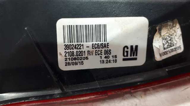  Opel 39024221 preço, a partir de 95,51 USD