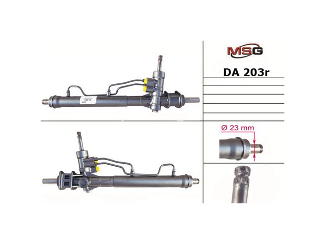 DA203R MSG Rebuilding Cremalheira da direção